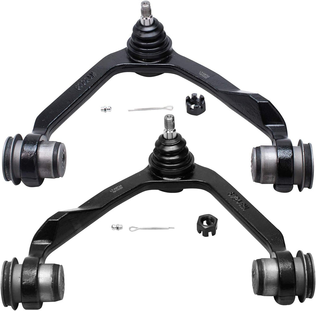 Front Shocks Absorber Assembly with Upper Control Arm with Ball Joint Suspension Kit 4pc Set H704368