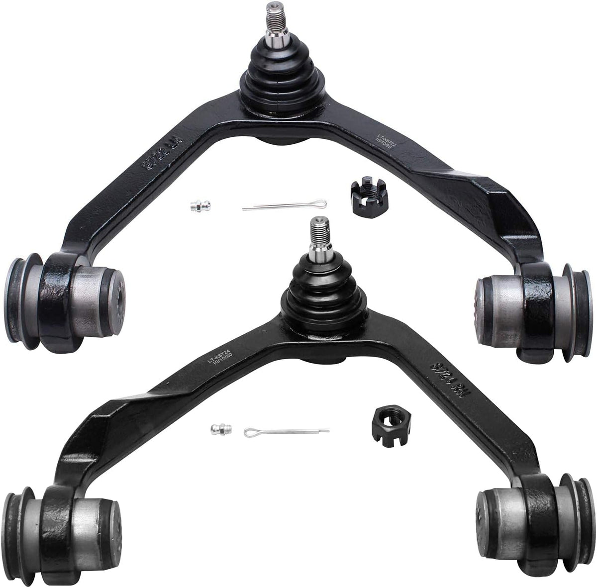 Front Shocks Absorber Assembly with Upper Control Arm with Ball Joint Suspension Kit 4pc Set H704368