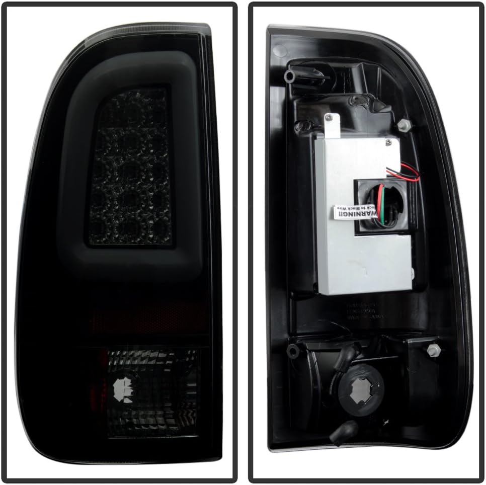 Black Smoked LED Tail Lights Brake Lamps Set Left Right K8372
