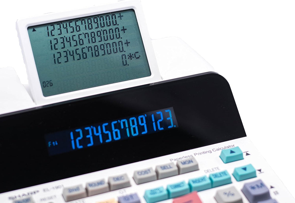 12-Digit LCD Paperless Printing Calculator V335439
