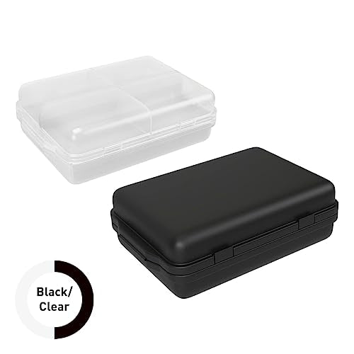 Gray Magnetic Pill Case with 7 Compartments Z545504