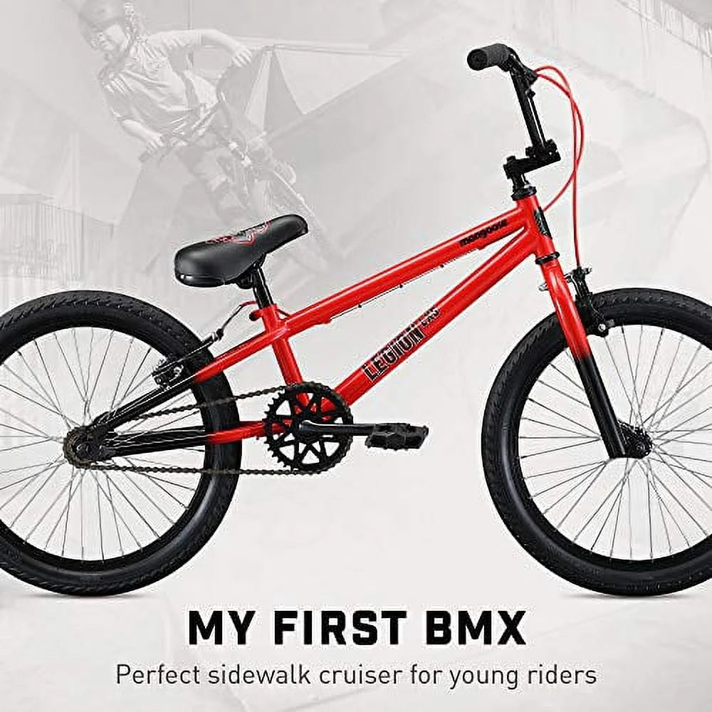 Red Steel Frame 20-Inch BMX Bike D725731