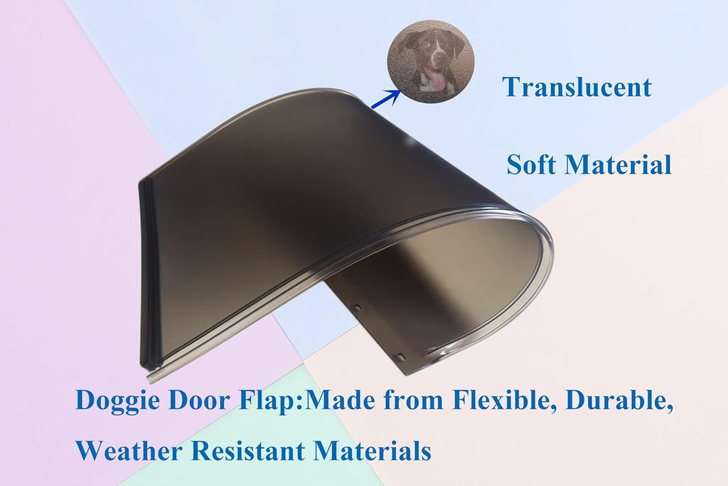 Large Dog Door Replacement Flap, Weather Resistant, 10 1/8" x 16 7/8" D559