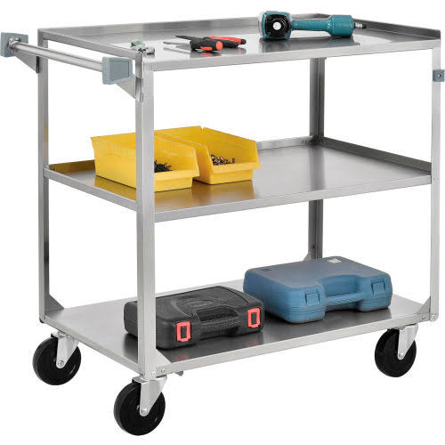 Stainless Steel Utility Cart 500 lb Cap H619