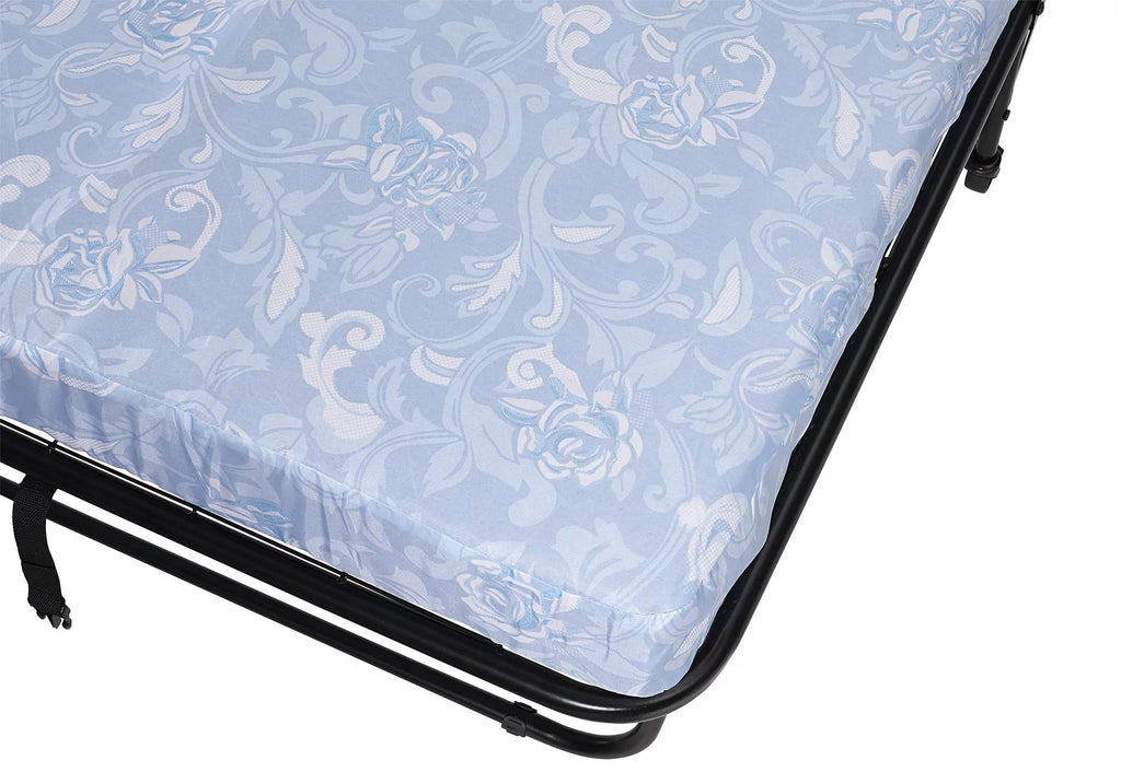 Folding Rollaway Guest Bed with 5 Inch Mattress, Twin F272
