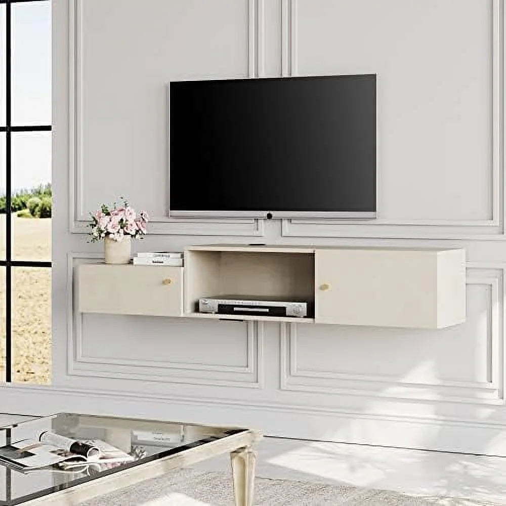 70'' Floating TV Stand with Charging Station D87231