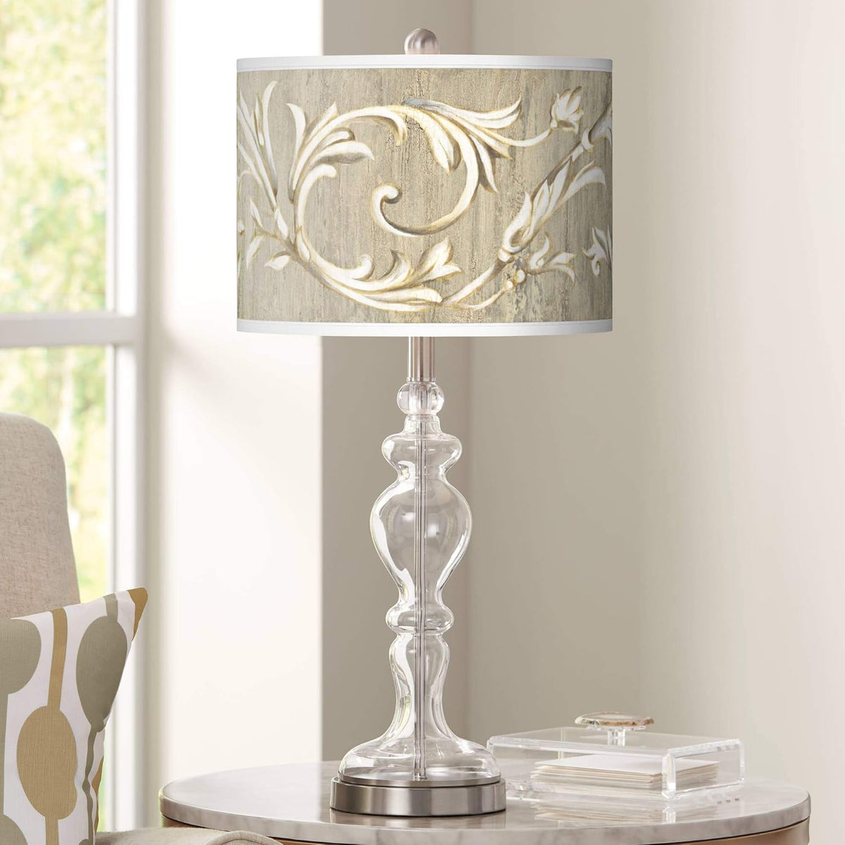 Clear Glass Table Lamp I1294