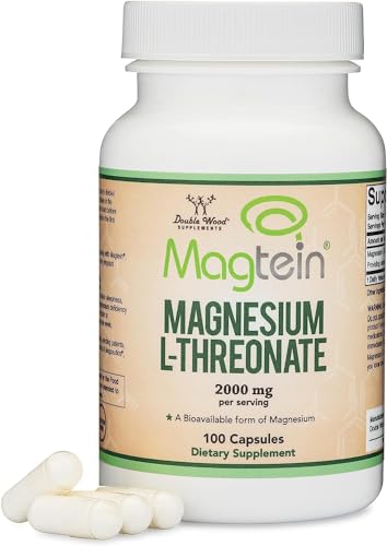 Magnesium L Threonate Capsules 2,000 mg 100 Capsules Q4724