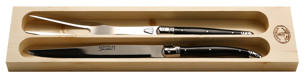 Black Carving Set in Box I995231