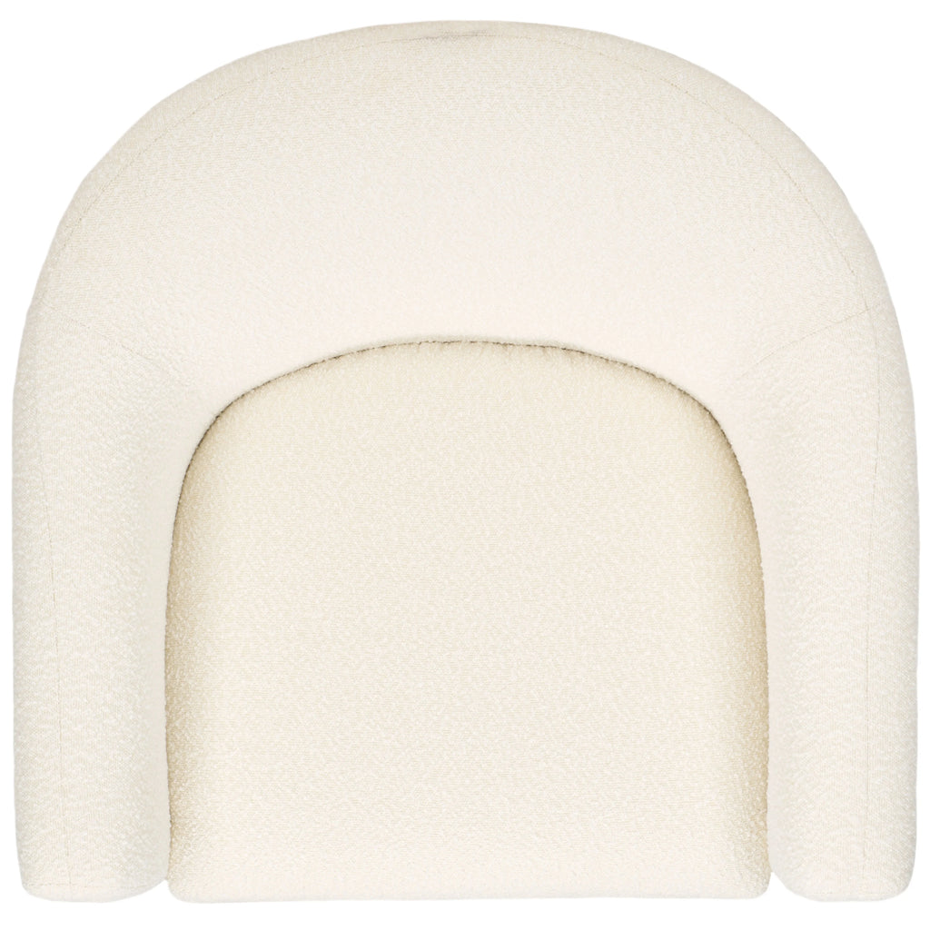 Ivory Boucle Accent Chair L2461