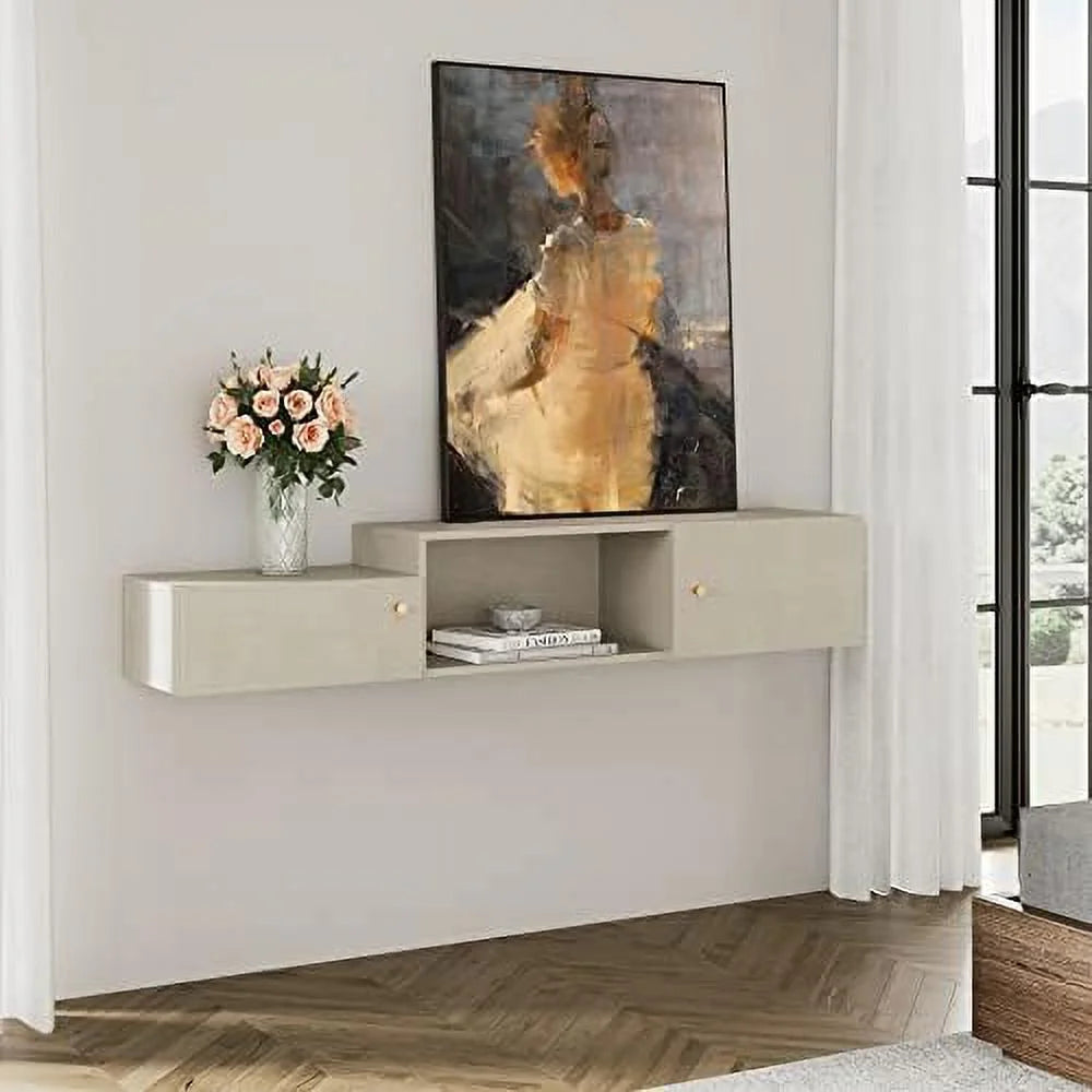 70'' Floating TV Stand with Charging Station D87231