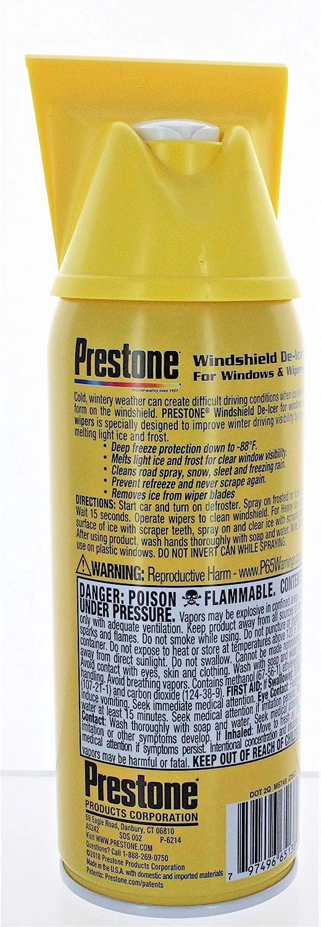 11 oz Aerosol Windshield De-Icer 2 Pack A8087