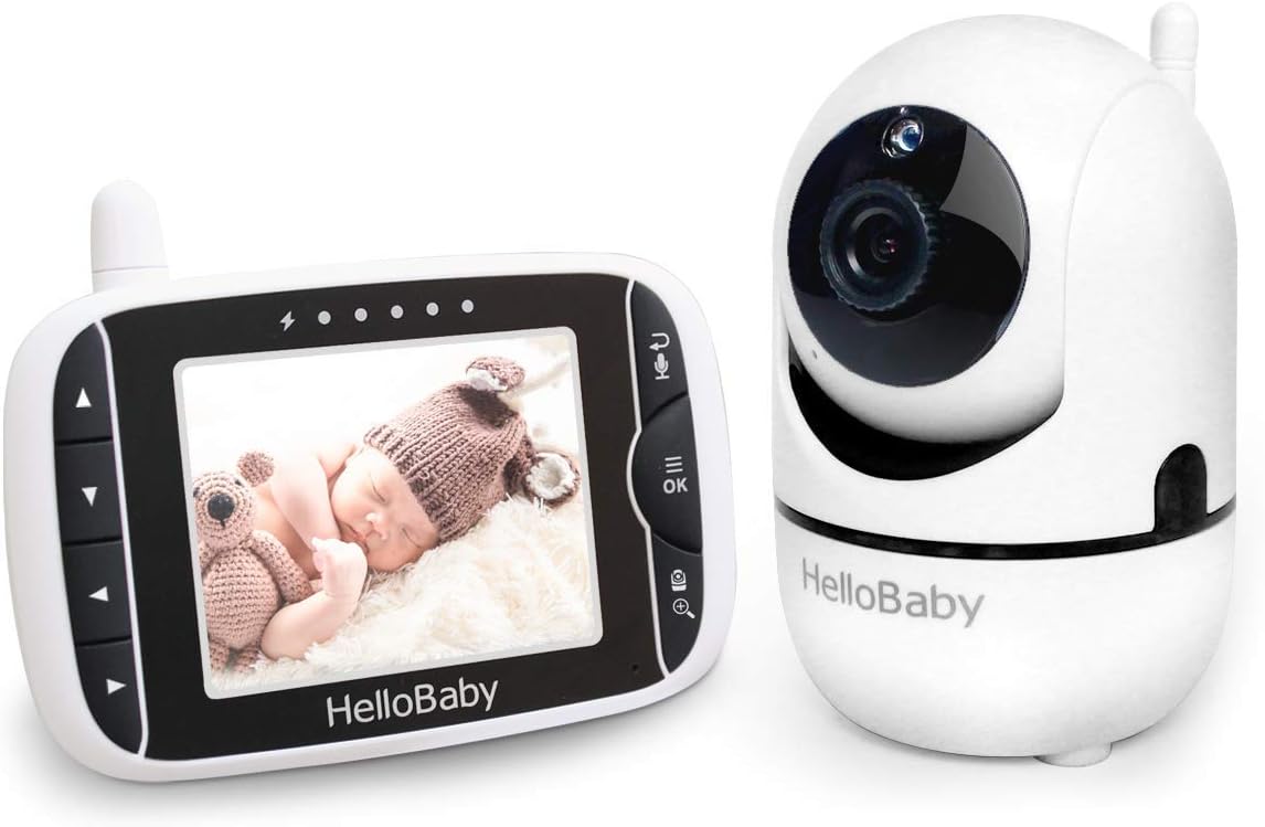 Baby Monitor with 3.2'' LCD Screen and Infrared Night Vision B9811
