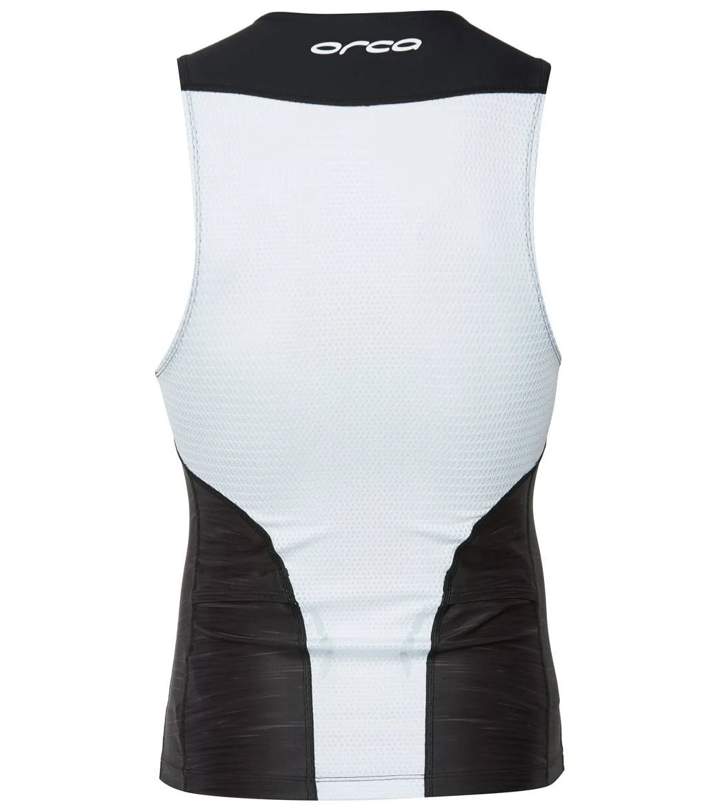 Men's Core Tri Tank - Black/White S6753
