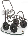 Bronze 4 Wheel Garden Hose Reel Cart N443