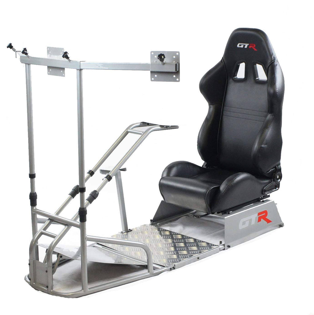 Silver Frame All Black Seat Simulator B58417