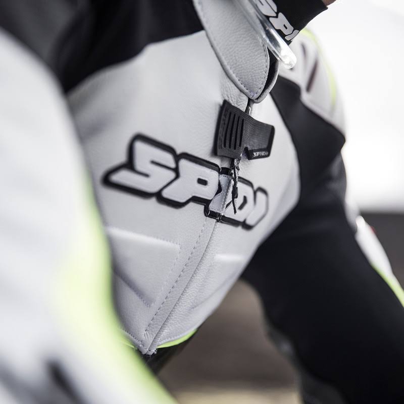 Black-Fluo Yellow Motorcycle Suit F92441