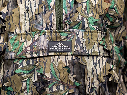 Camouflage Leafy Hunting Jacket with Hood X106202
