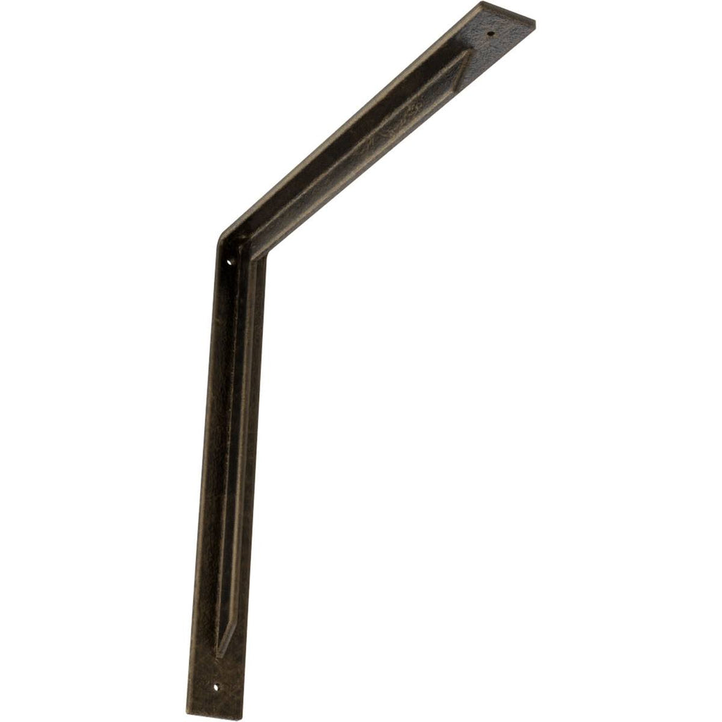 Antiqued Pale Gold Steel Bracket F5846