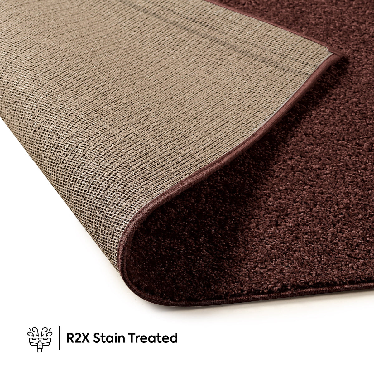 Chocolate Color 2' x 4' Rectangle Rug Set of 20 X443333