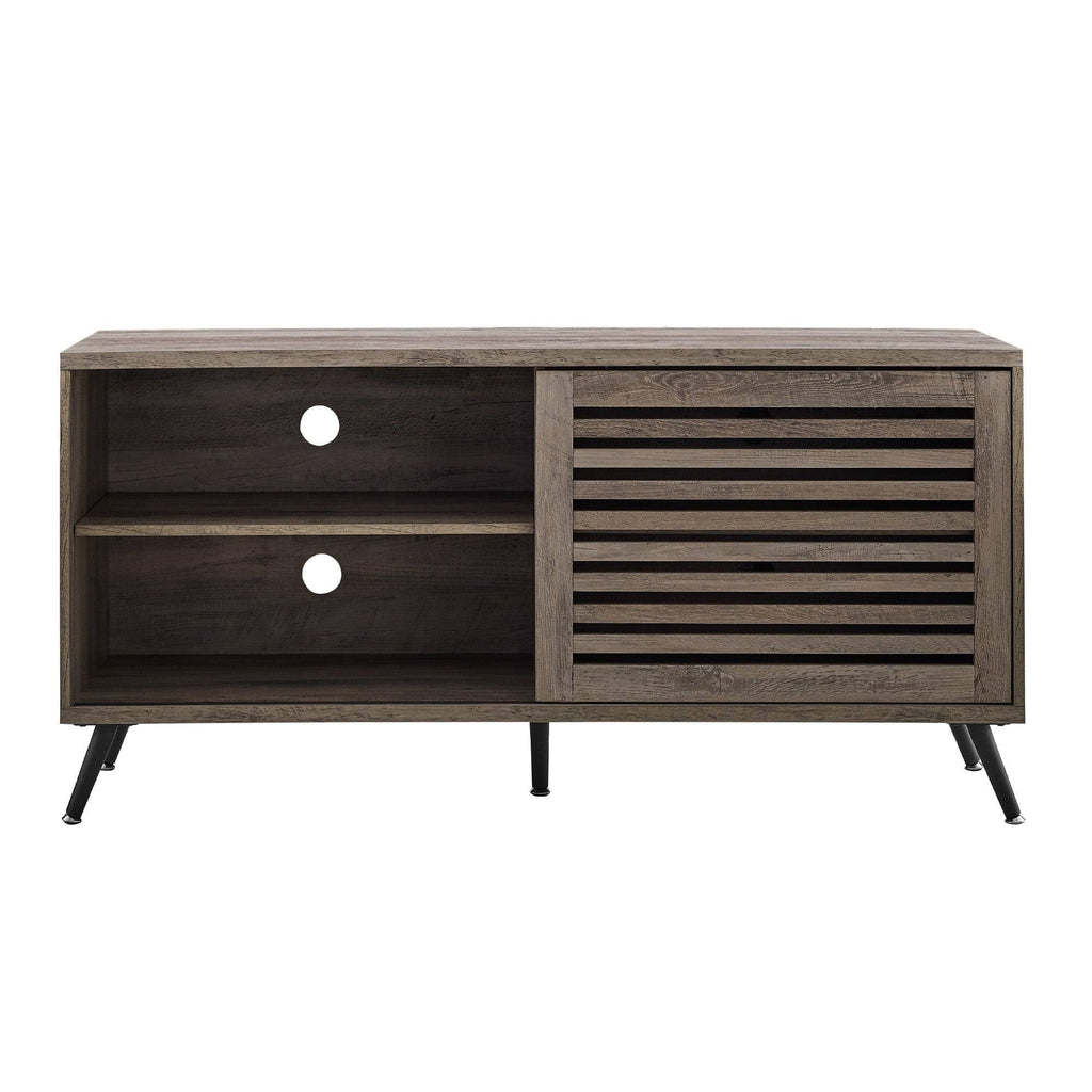 Sliding Door TV Console - Grey Wash A6262