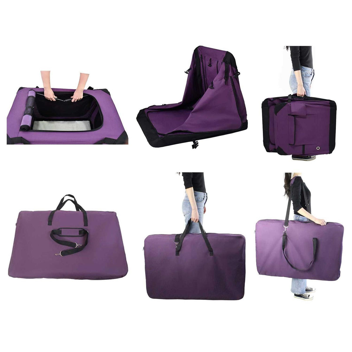 3-Door Folding Soft Dog Crate P630052