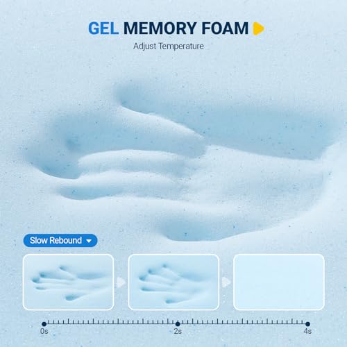 Queen Size 10 Inch Gel Memory Foam Mattress B277