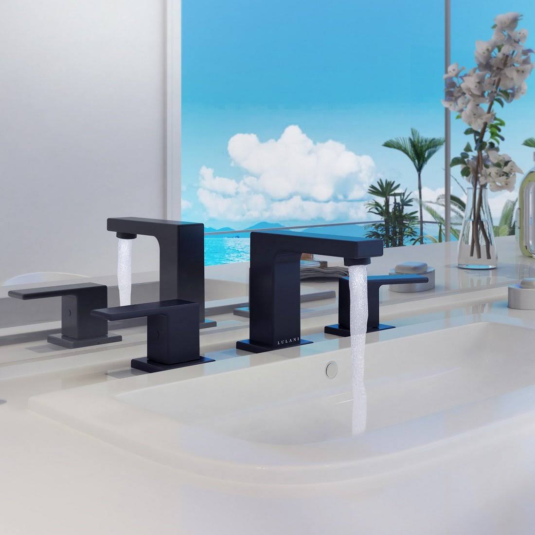 Brushed Nickel 2-Handle Bathroom Faucet W209452