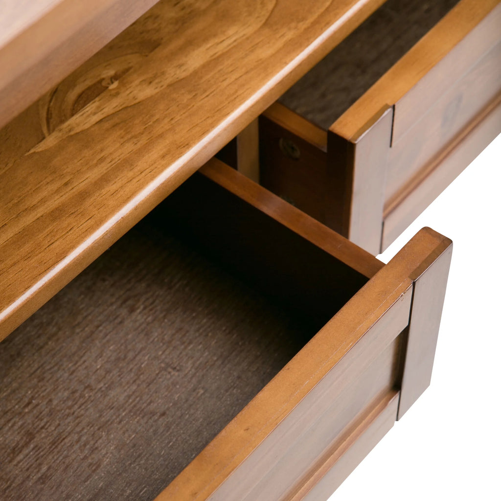Solid Wood 48 inch Wide Rectangle Coffee Table A907