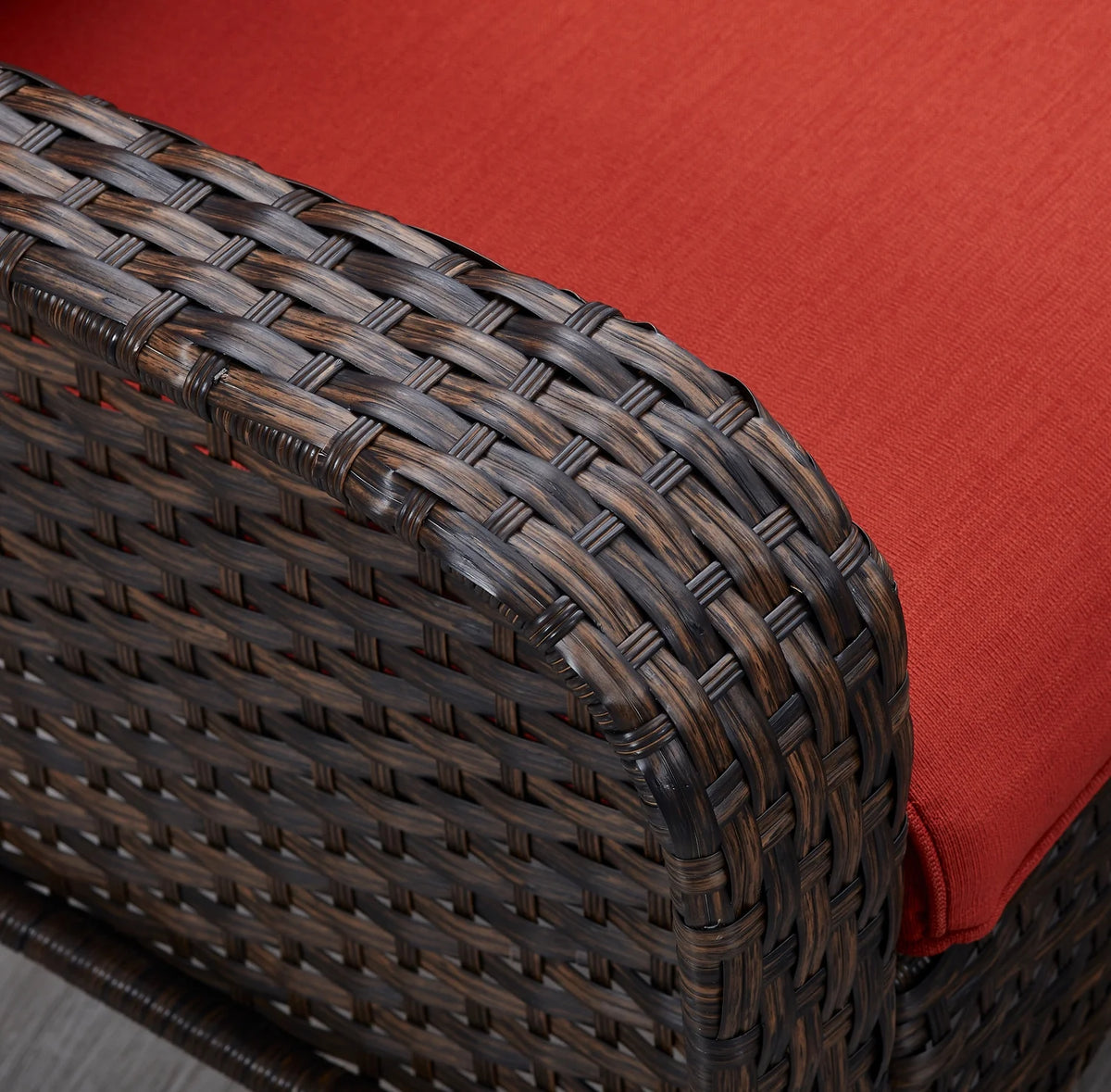 Red Cushioned Patio Chair Set of 2 V494242