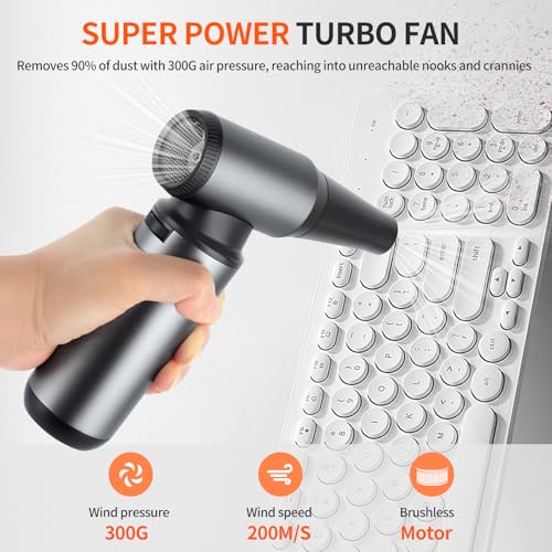 Compressed Air Duster 300000RPM Cordless 3-Speed Z73614