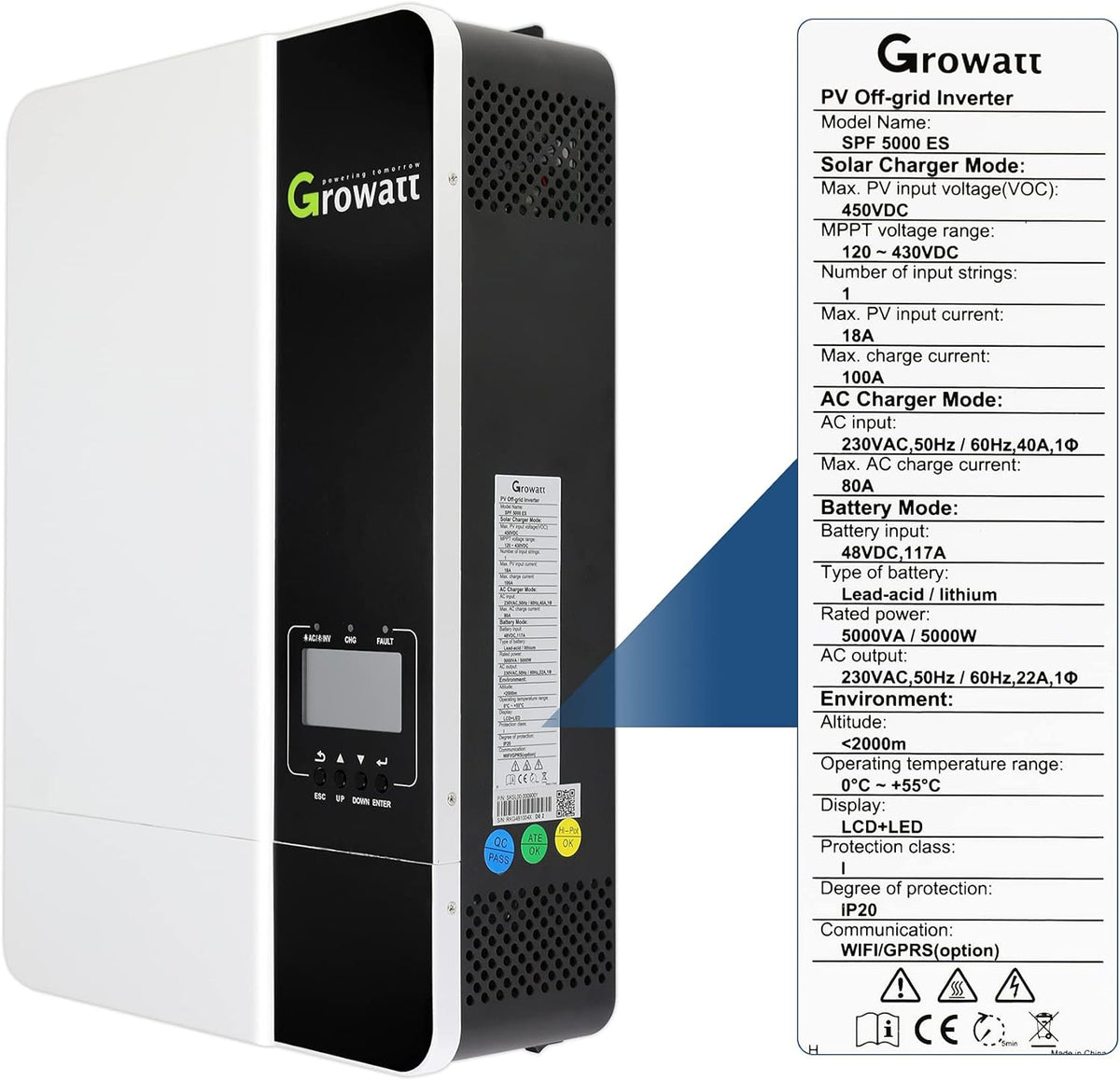 5000W Solar Inverter with MPPT Charge Controller N5343