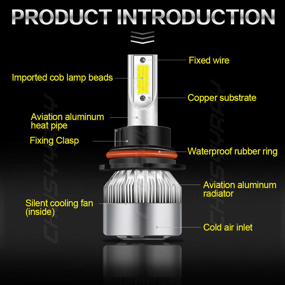 9007 & H11 LED Headlight Fog Light Bulb P1751