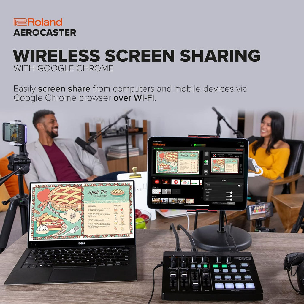 Wireless Multi-Camera Production System with Hardware Controller and iPad app E339306