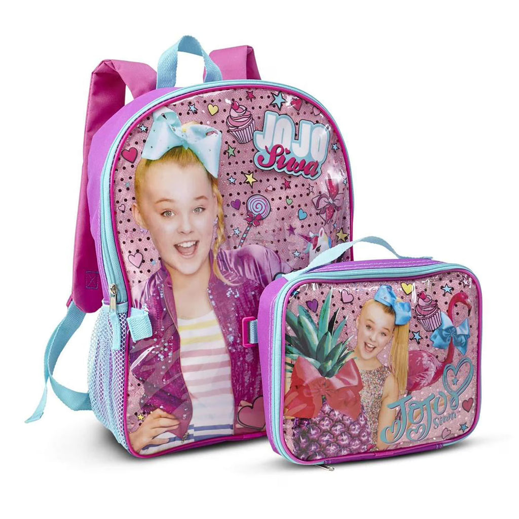 Girls School Backpack Lunch Box Combo SET H4818