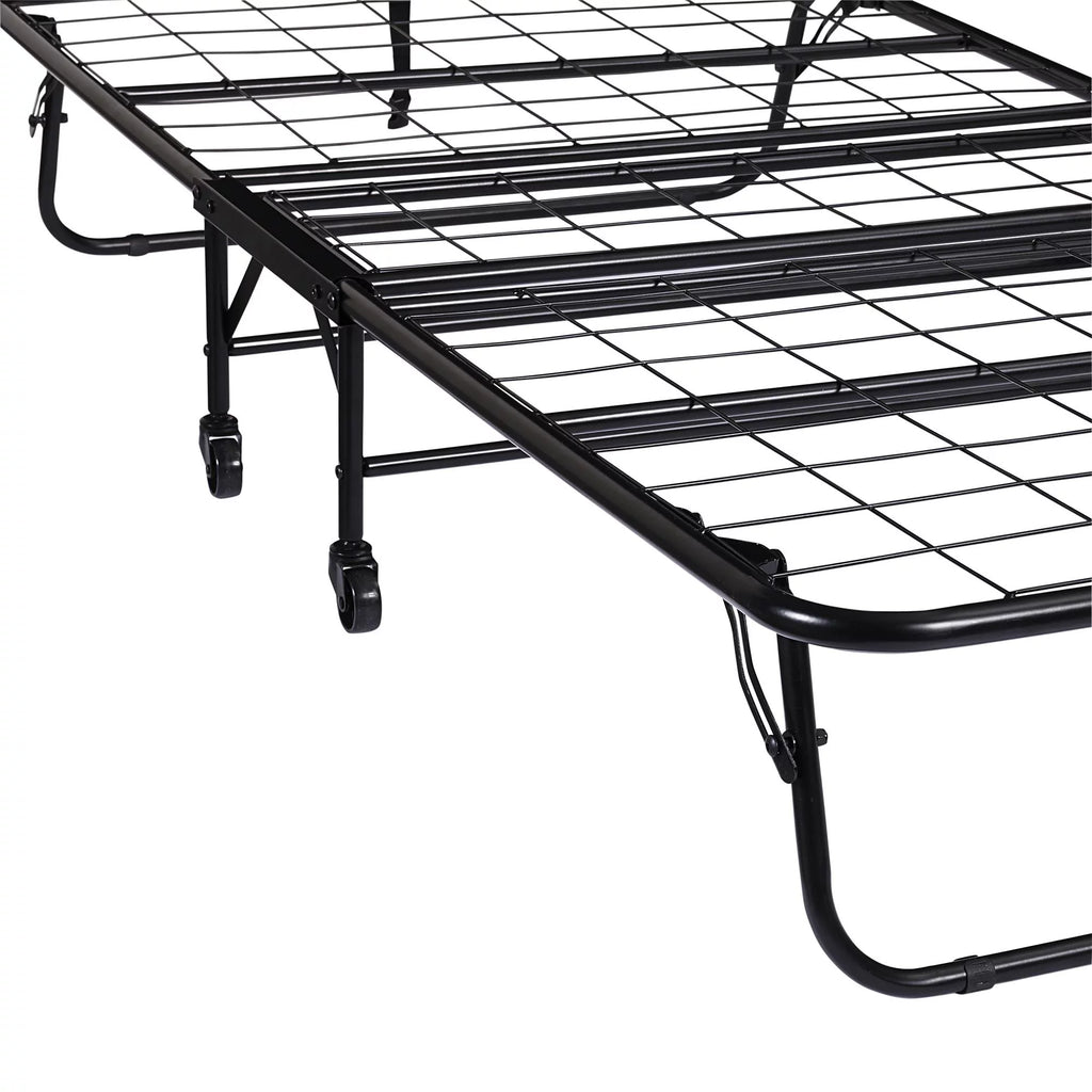 Folding Rollaway Guest Bed with 5 Inch Mattress, Twin F272