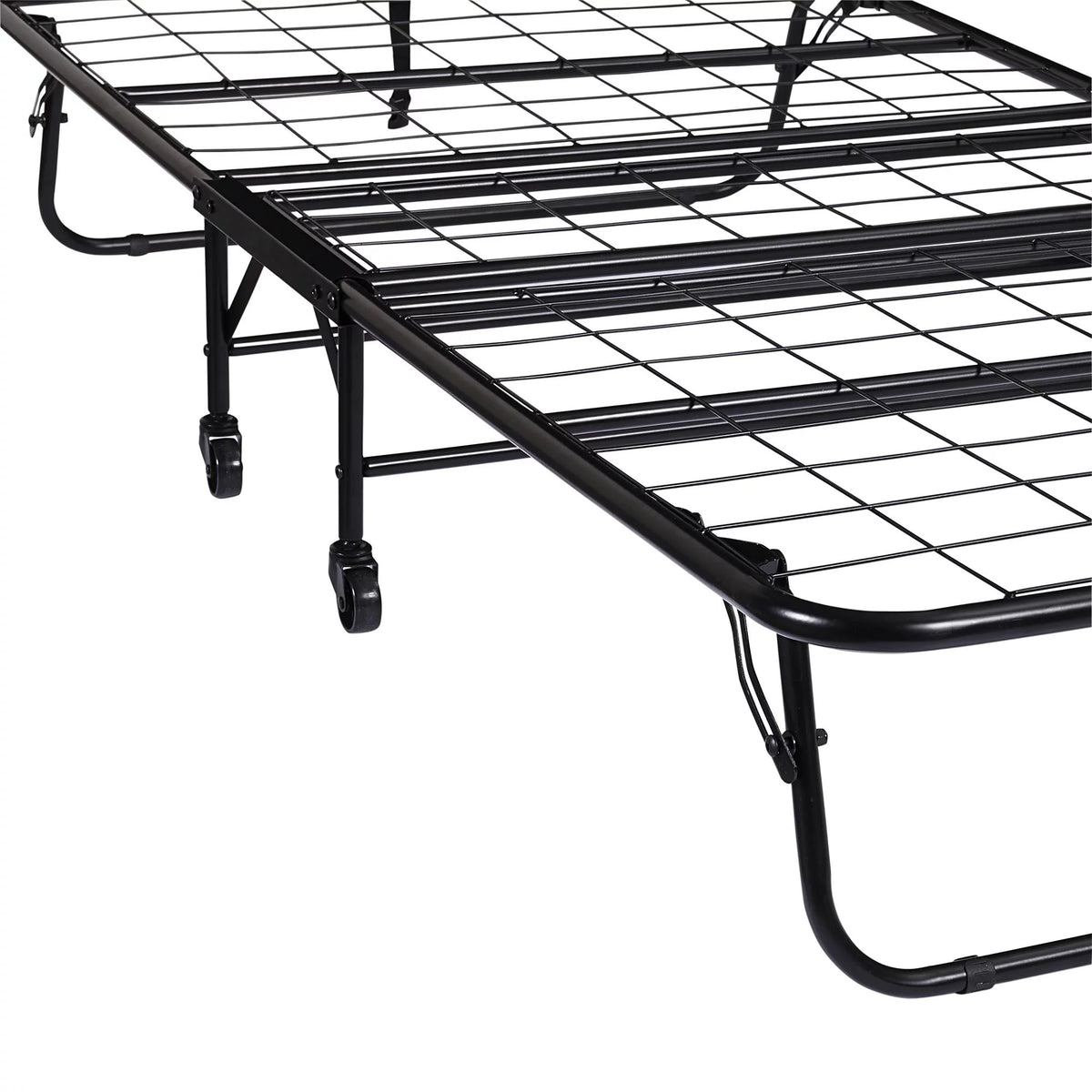 Folding Rollaway Guest Bed with 5 Inch Mattress, Twin F272