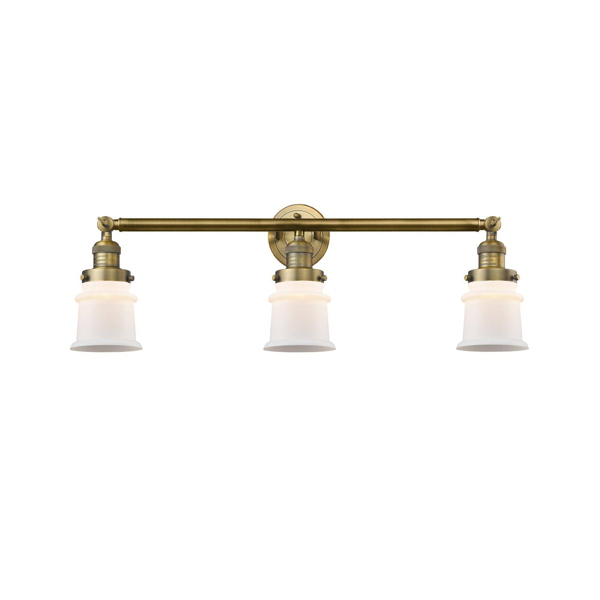 Brushed Brass 3 Light Bath Vanity Light P793553