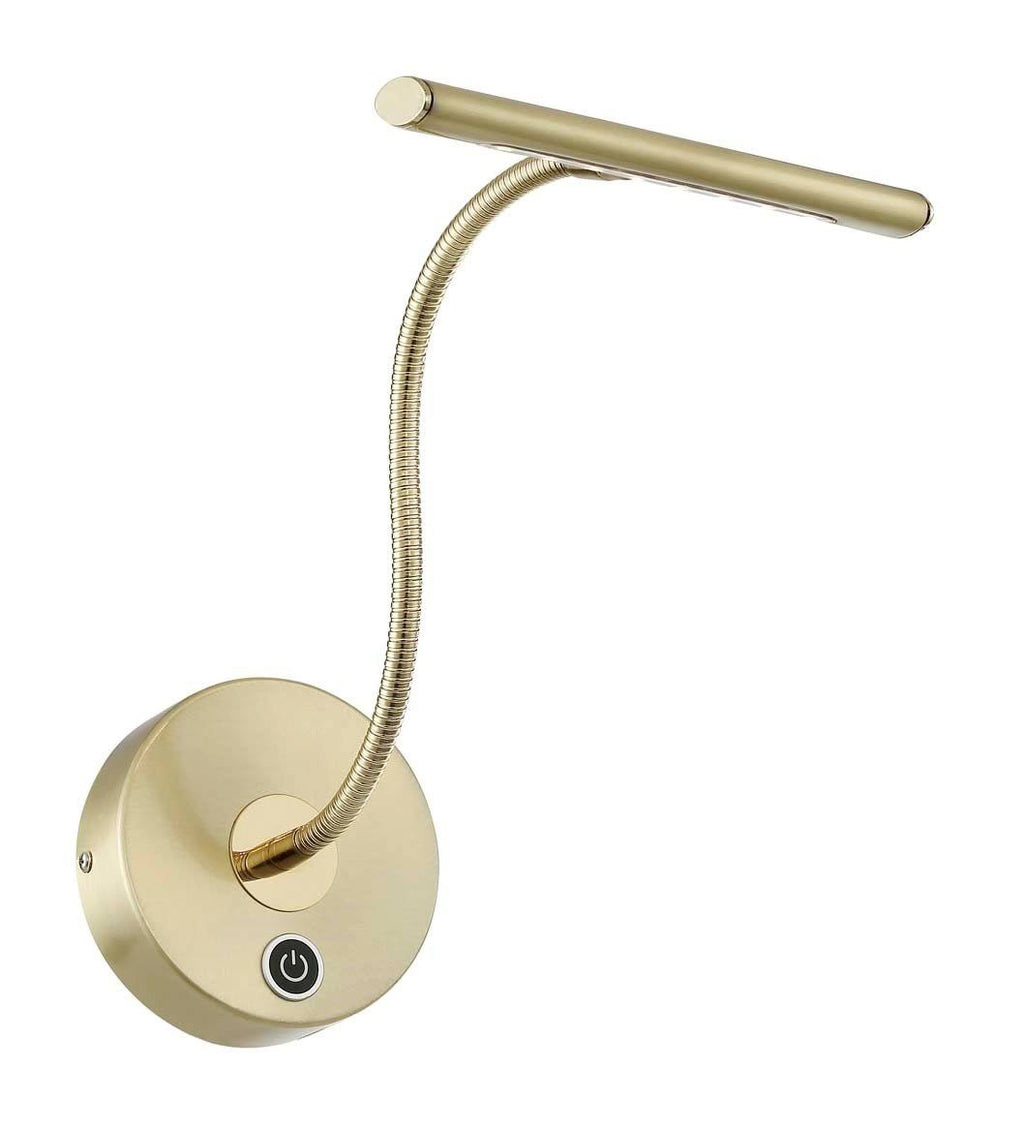 Curtis LED Picture Light in Brass Matte P7073