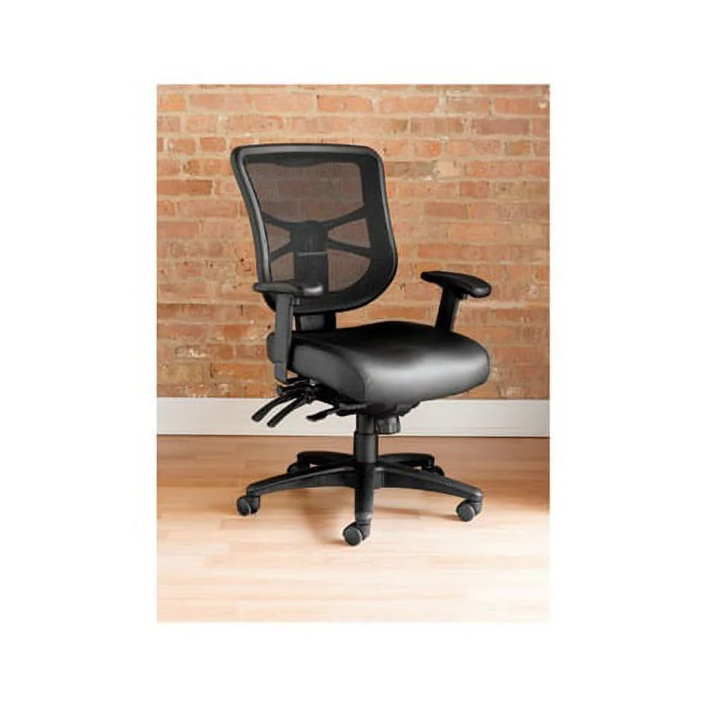 Black Mesh Mid-Back Multifunction Chair T393