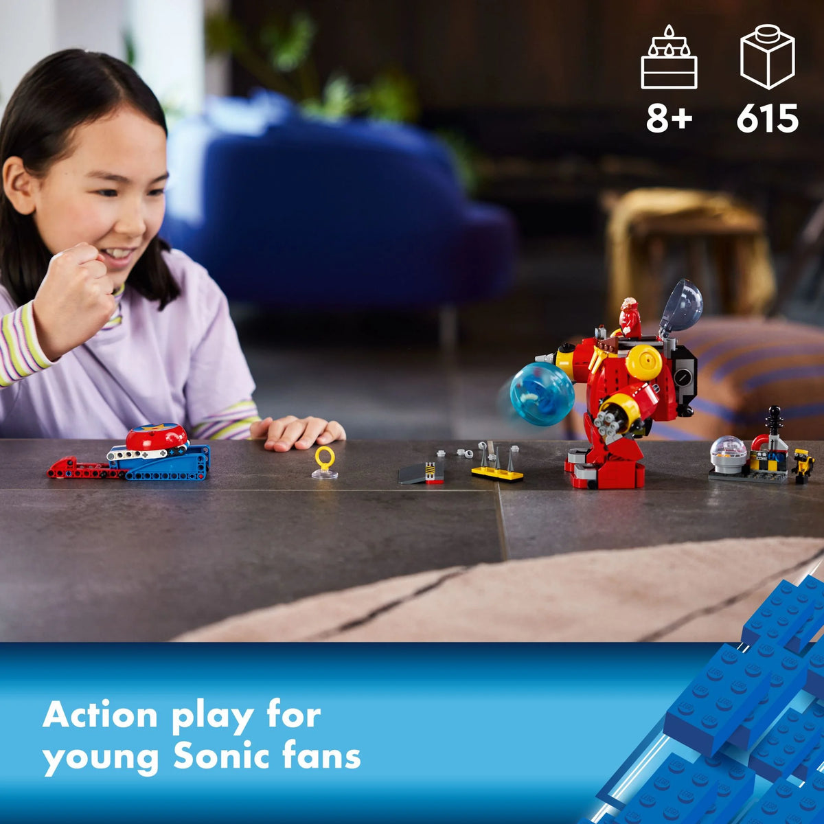 Building Toy with 6 Figures and Launcher B366