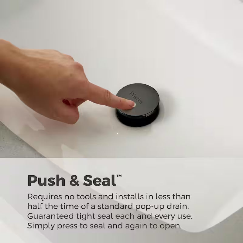 8 in. Widespread Double Handle Bathroom Faucet Matte Black T8574