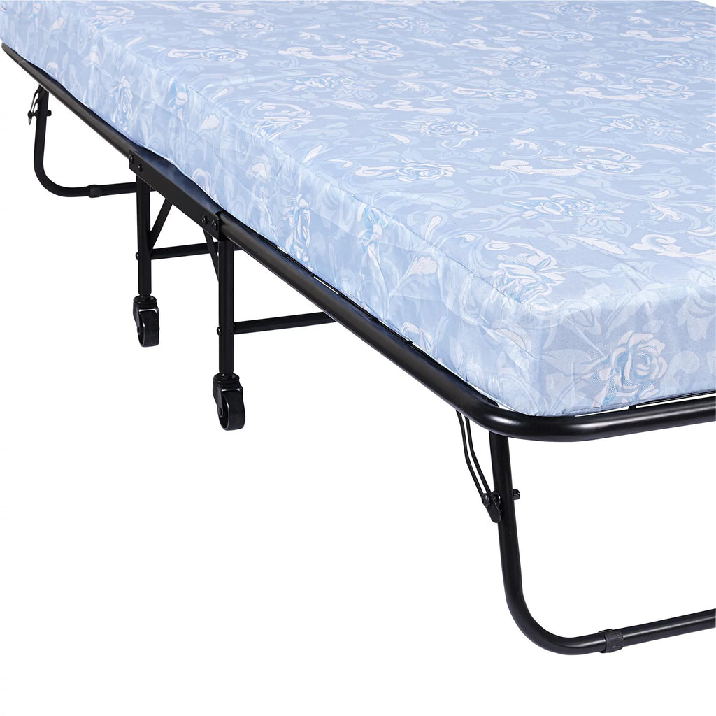 Folding Rollaway Guest Bed with 5 Inch Mattress, Twin F272