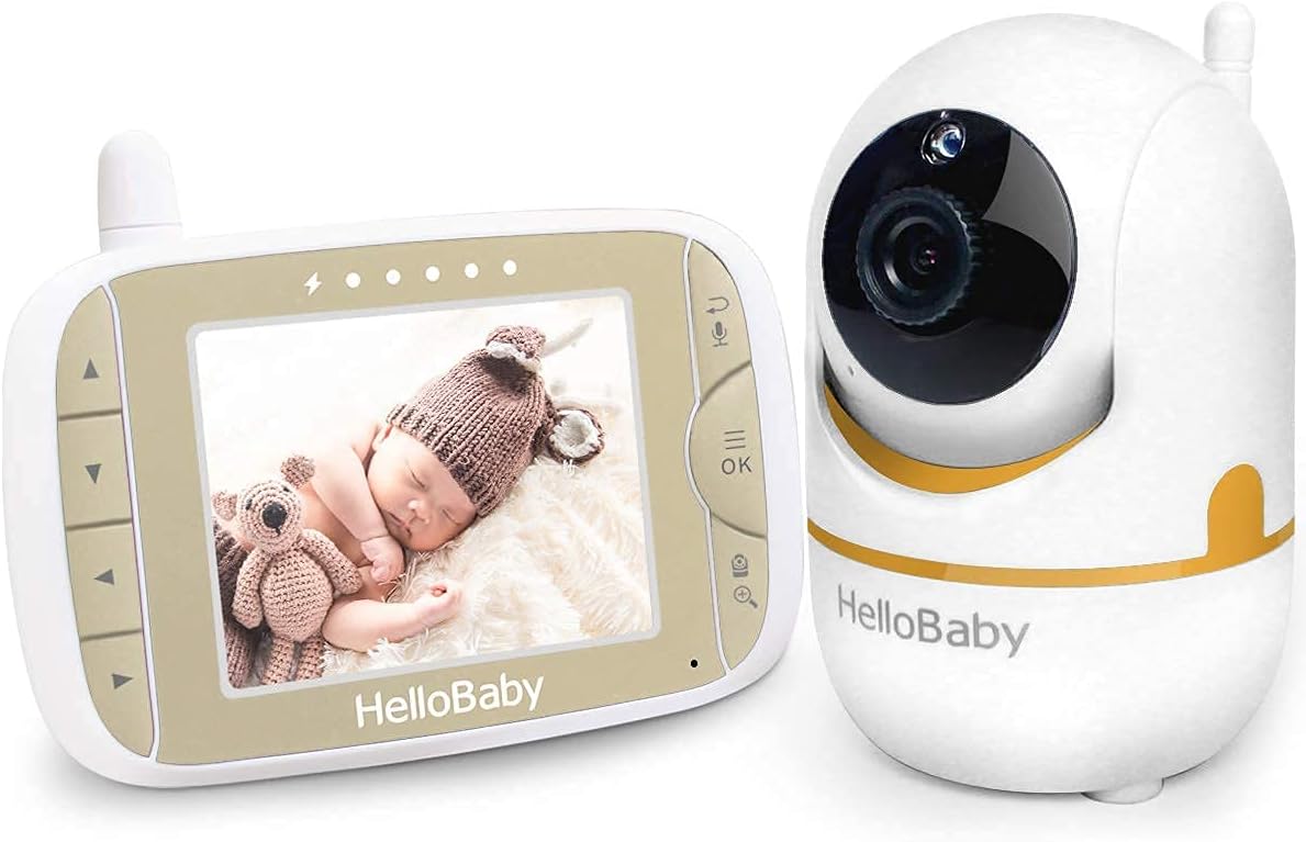 Baby Monitor with 3.2'' LCD Screen and Infrared Night Vision B9811