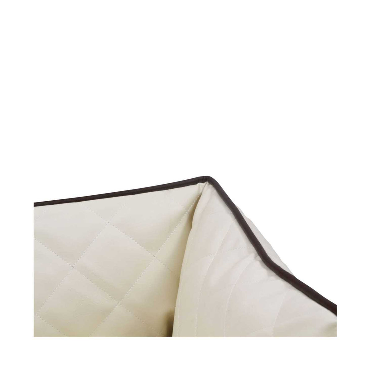 Faux Leather Rectangle Pet Bed A665