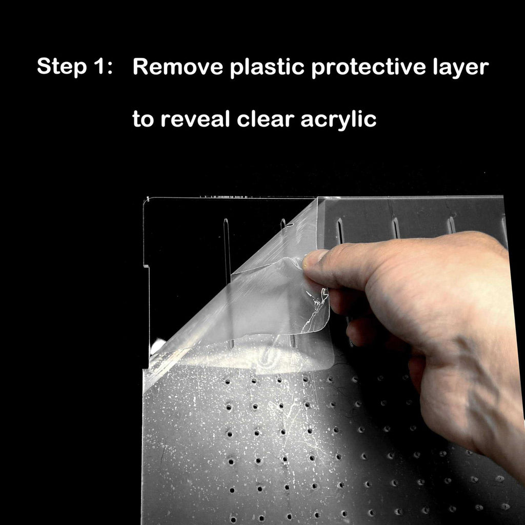 Acrylic Aquarium Divider Kit with Suction Cups U89357