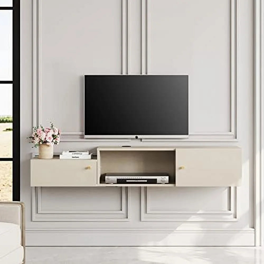 70'' Floating TV Stand with Charging Station D87231