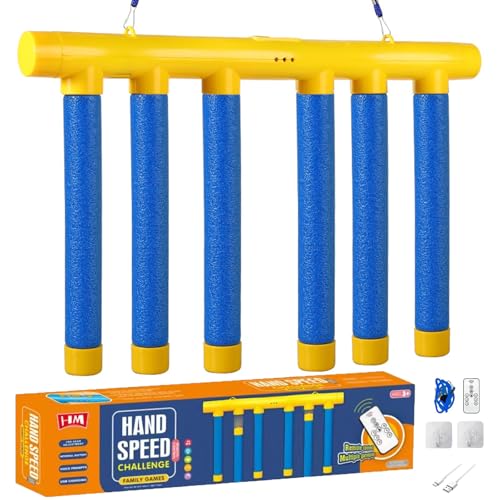 Blue Adjustable Speed Catching Sticks Game J9380