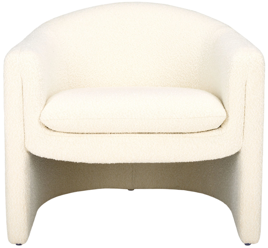 Ivory Boucle Accent Chair L2461