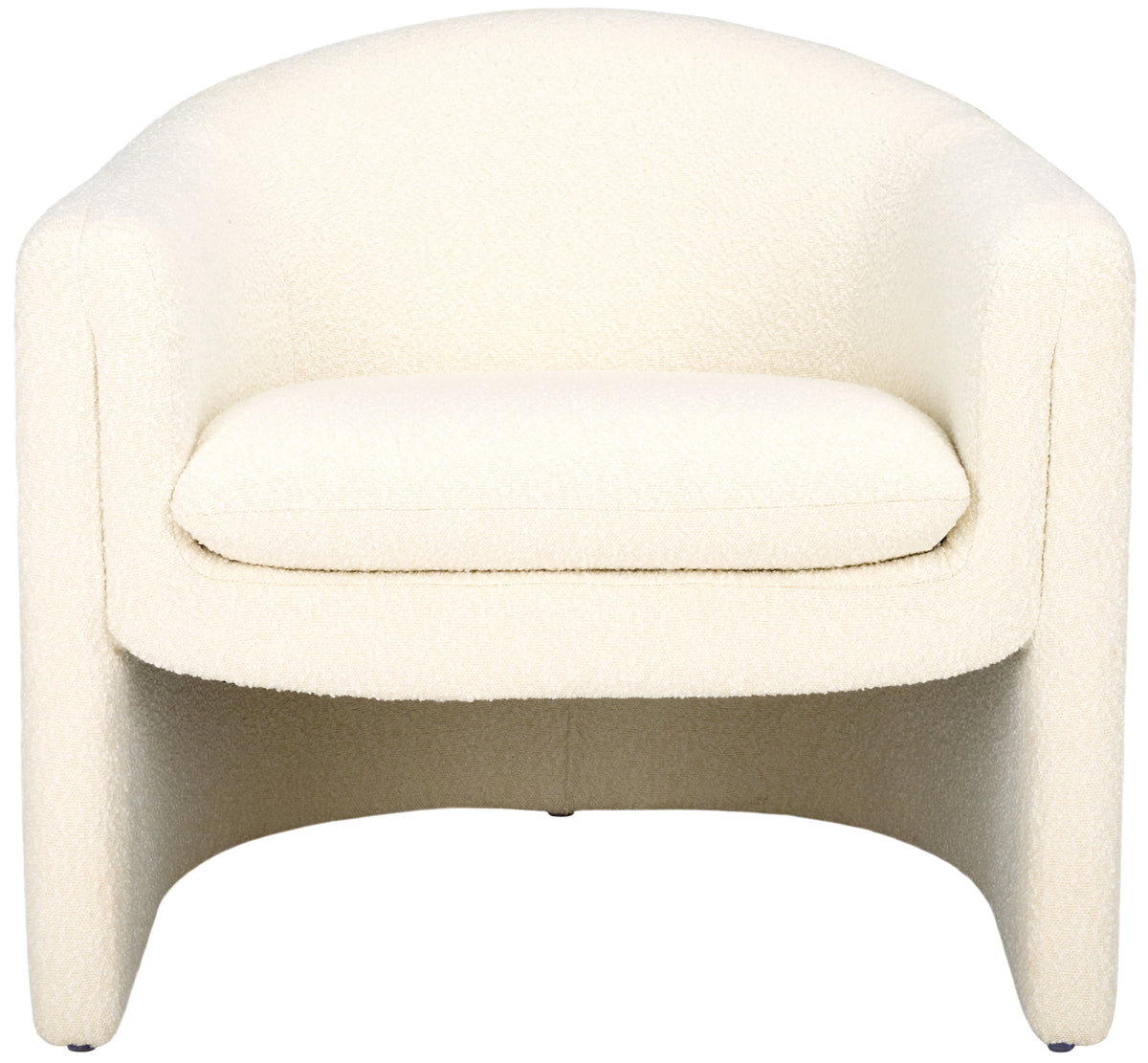 Ivory Boucle Accent Chair L2461